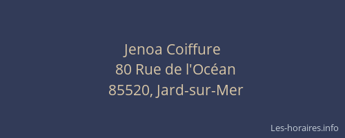Jenoa Coiffure