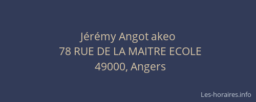 Jérémy Angot akeo