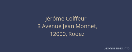 Jérôme Coiffeur