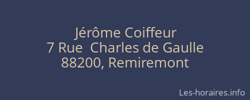 Jérôme Coiffeur