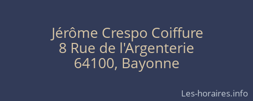 Jérôme Crespo Coiffure