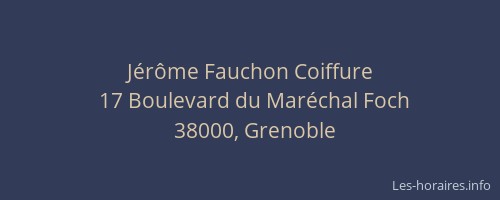 Jérôme Fauchon Coiffure