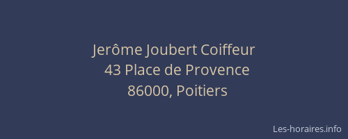 Jerôme Joubert Coiffeur