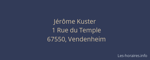 Jérôme Kuster
