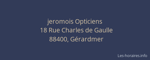 jeromois Opticiens