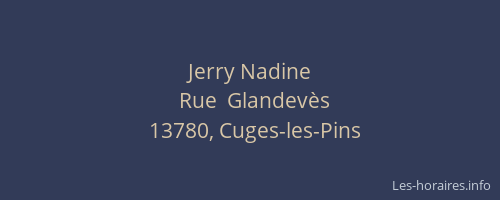 Jerry Nadine
