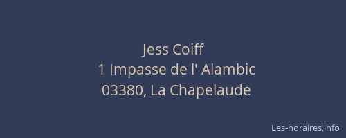 Jess Coiff
