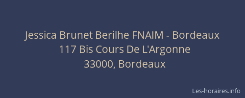 Jessica Brunet Berilhe FNAIM - Bordeaux