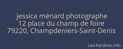 jessica ménard photographe