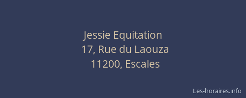 Jessie Equitation