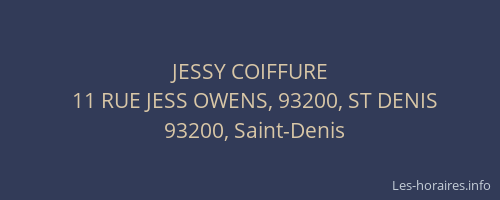 JESSY COIFFURE