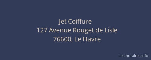 Jet Coiffure