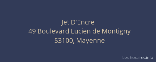 Jet D'Encre