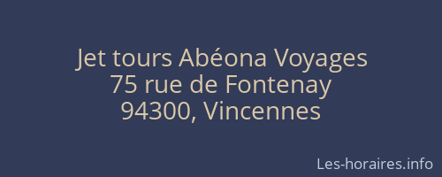Jet tours Abéona Voyages