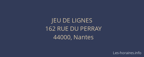 JEU DE LIGNES