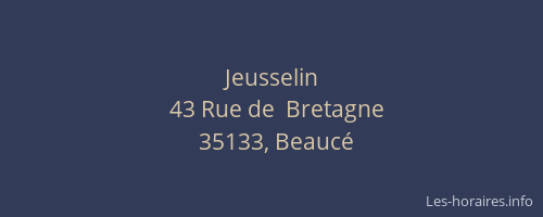 Jeusselin