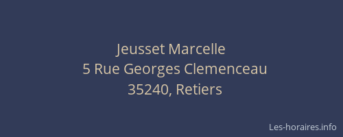 Jeusset Marcelle