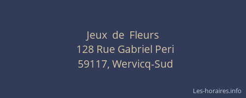 Jeux  de  Fleurs