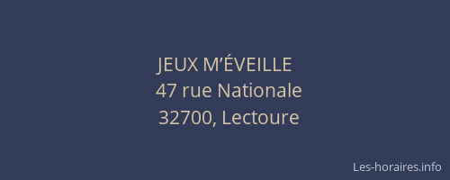 JEUX M’&Eacute;VEILLE