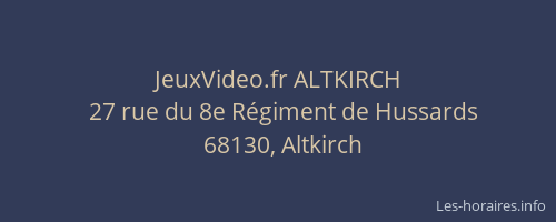 JeuxVideo.fr ALTKIRCH