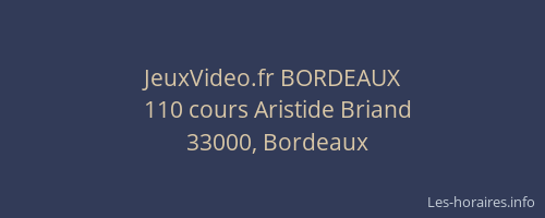 JeuxVideo.fr BORDEAUX