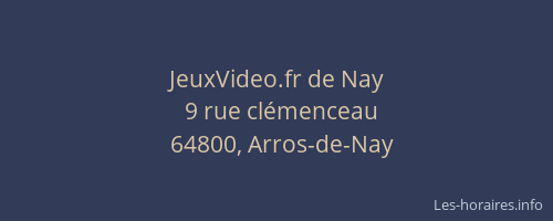 JeuxVideo.fr de Nay