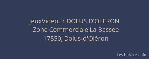JeuxVideo.fr DOLUS D'OLERON