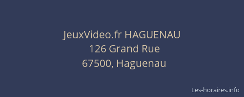 JeuxVideo.fr HAGUENAU