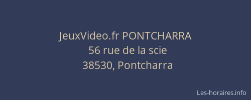 JeuxVideo.fr PONTCHARRA