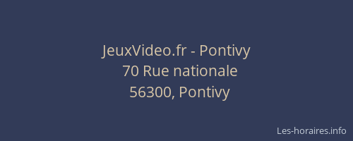 JeuxVideo.fr - Pontivy