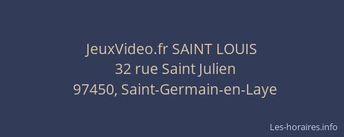JeuxVideo.fr SAINT LOUIS