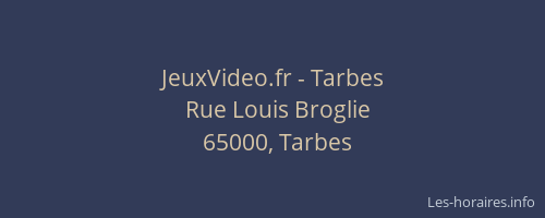 JeuxVideo.fr - Tarbes