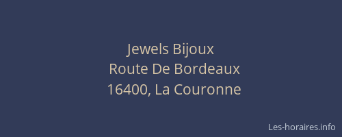 Jewels Bijoux