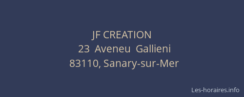 JF CREATION
