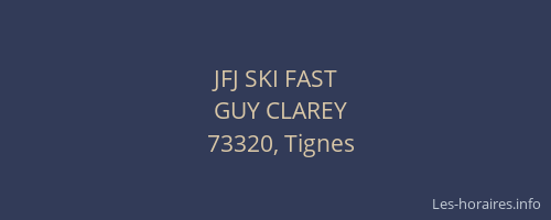 JFJ SKI FAST