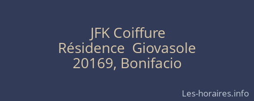 JFK Coiffure