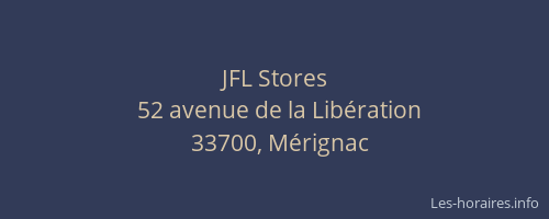 JFL Stores