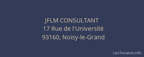 JFLM CONSULTANT