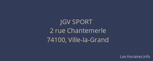JGV SPORT