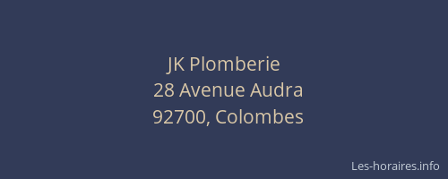 JK Plomberie