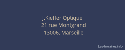 J.Kieffer Optique