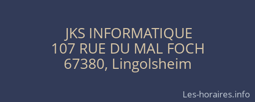 JKS INFORMATIQUE