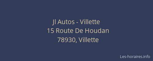 Jl Autos - Villette