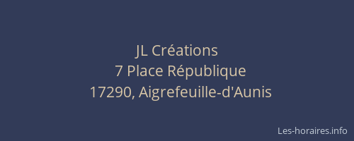 JL Cr&eacute;ations
