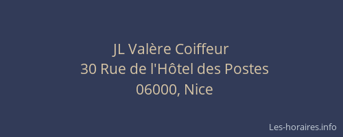 JL Valère Coiffeur