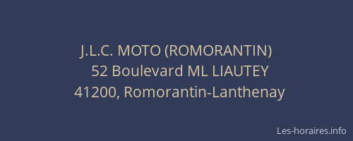 J.L.C. MOTO (ROMORANTIN)
