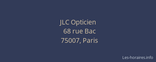 JLC Opticien