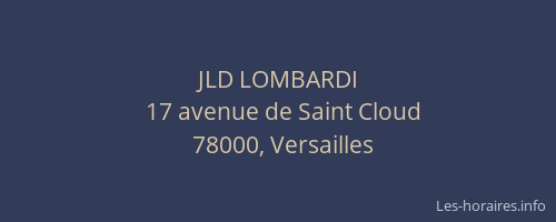 JLD LOMBARDI
