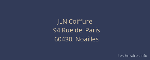 JLN Coiffure