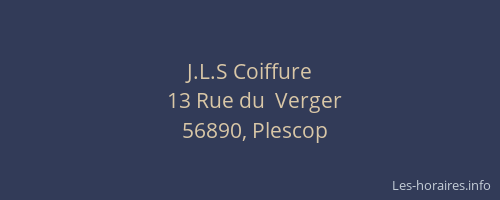 J.L.S Coiffure
